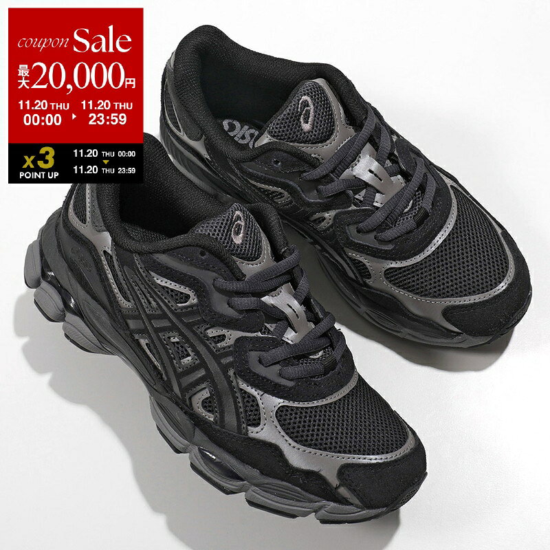 11/20ꡦ2OFFݥASICS å ˡ GEL-NYC  ̥磻 1201A789-020 ǥ å å 졼å 塼  GRAPHITE-GREY/BLACKdc_kikaku