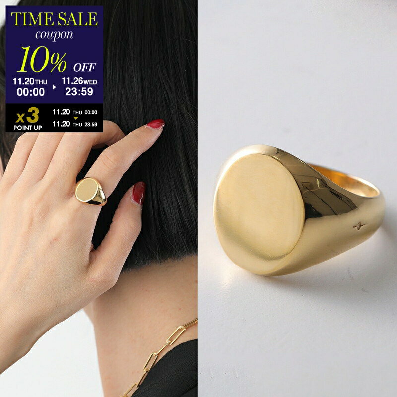 ݡȥ쥯musee㤨֡11/20-0?10OFFݥоݡGabriela Artigas ֥ꥨ饢ƥ  Large Disc Signet Ring ǥ  ꡼ Yellow-Gold-Platecp_tenۡפβǤʤ28,800ߤˤʤޤ