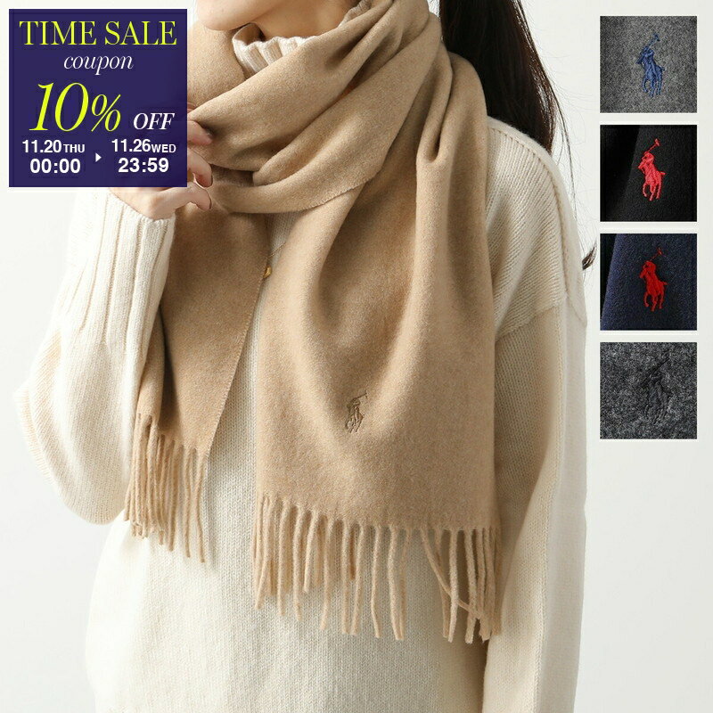 【ブラックフライデー・11/26-23:59迄10％OFFクーポン】Polo Ralph Lauren ポロ ラルフローレン マフラ..