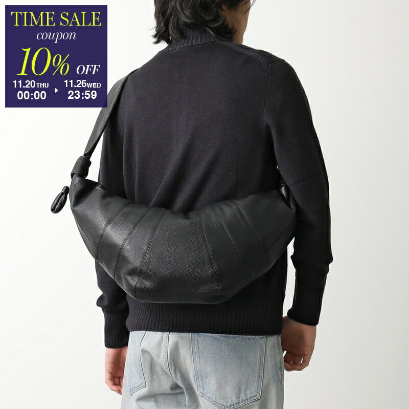 【ブラックフライデー・11/26-23:59迄10％OFFクーポン】Lemaire ルメール ショルダーバッグ LARGE CROISSANT BAG ラージ クロワッサンバッグ BG0000 LL0018 メンズ ポーチ付き 鞄 BK999/BLACK【cp_ten】