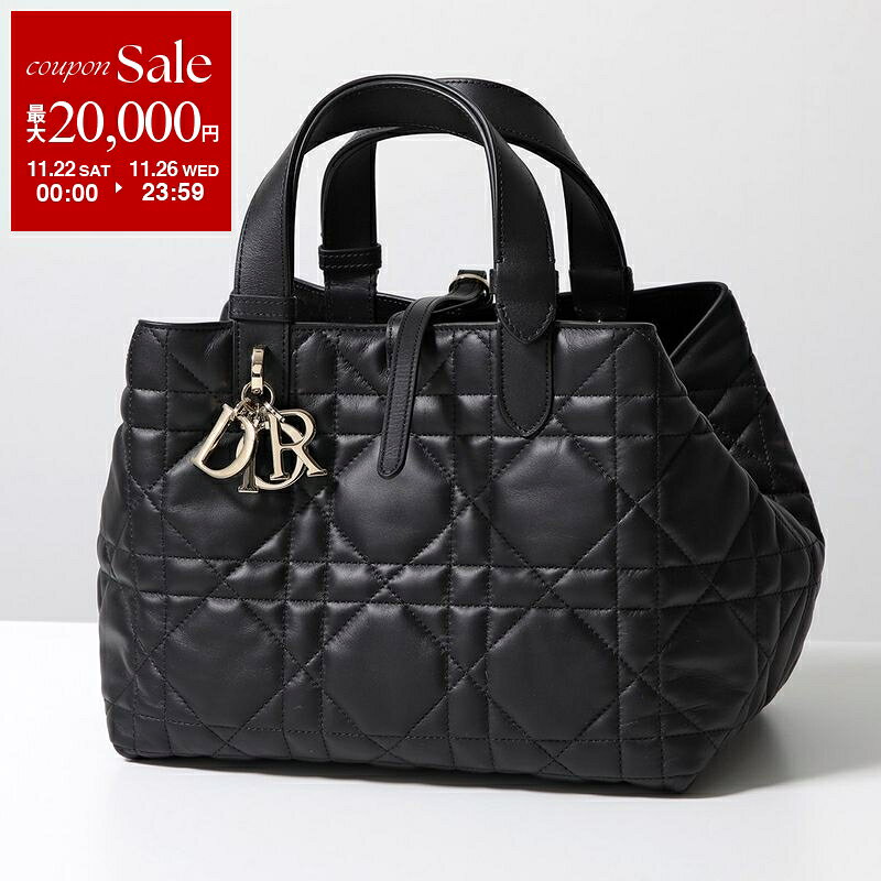 【ブラックフライデー・11/22～26限定・最大2万円OFFクーポン】Dior ディオール ハンドバッグ Toujours トゥジュール ミディアム M2821OSHJ レディース マクロカナージュ ロゴチャーム ポーチ付き 鞄 M900【dc_kikaku】のサムネイル