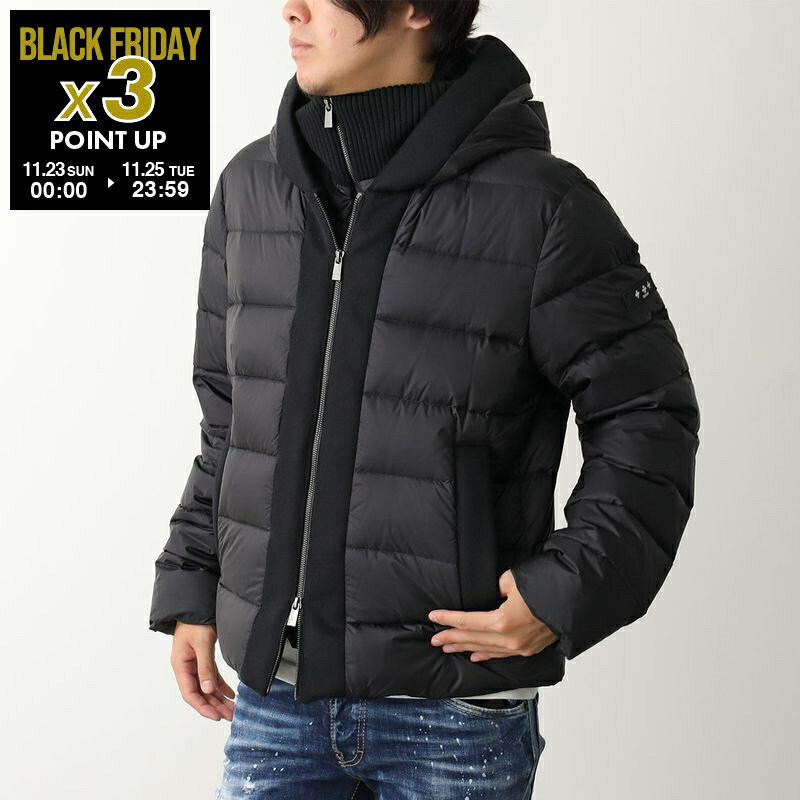 TATRAS タトラス ダウンジャケット LIKO リコ MJXA0064010528 メンズ フーディー パーカー ジップアップ ナイロン×ウール スタンドカラー カラー2色