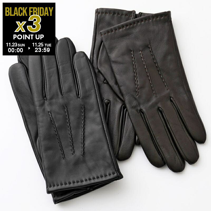 DENTS デンツ 手袋 AVIEMORE アビモア 5-9202 メンズ レザー グローブ 手ぶくろ アームウェア タッチパネル対応 カラー2色