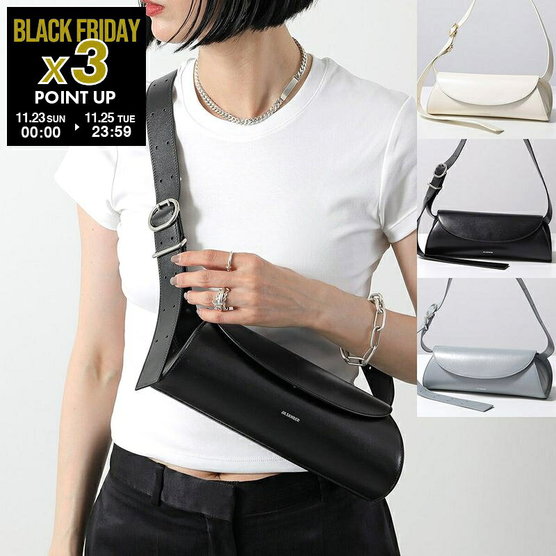 JIL SANDER ジルサンダー ハンドバッグ CANNOLO SM カンノーロ スモール J07WD0023 P4840 P5355 P5609 P5646 レディース レザー クロスボディ ショルダーバッグ ロゴ 鞄 カラー11色 J07WD0023P5355001のサムネイル