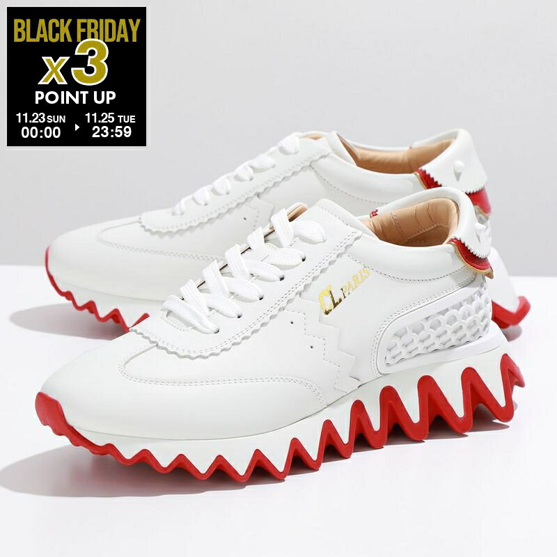 Christian Louboutin クリスチャンルブタン スニーカー LoubiShark Donna ルビシャーク 3200260 レディース レザー ロ