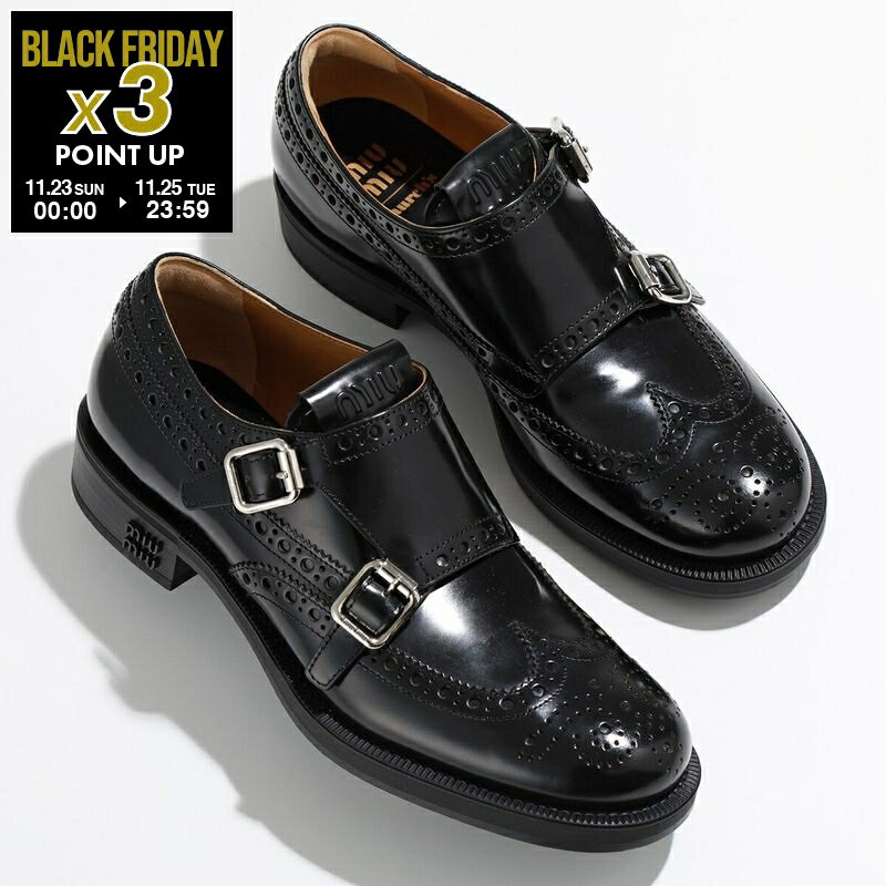 Miu MiuChurch's ߥ奦ߥ奦 㡼 쥶塼 5E039E 055 ǥ ֥ ֥塼  F0002/NE...