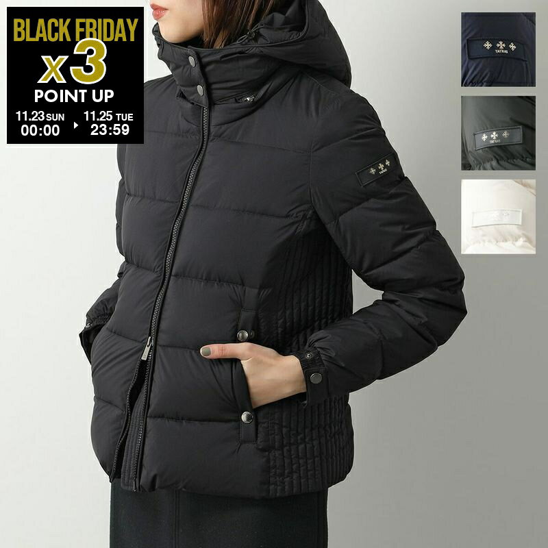 TATRAS タトラス ダウンジャケット MIREL ミレル LJXA0025013588 レディース ナイロン フード付き ロゴパッチ 撥水 ショート丈 カラー4色のサムネイル