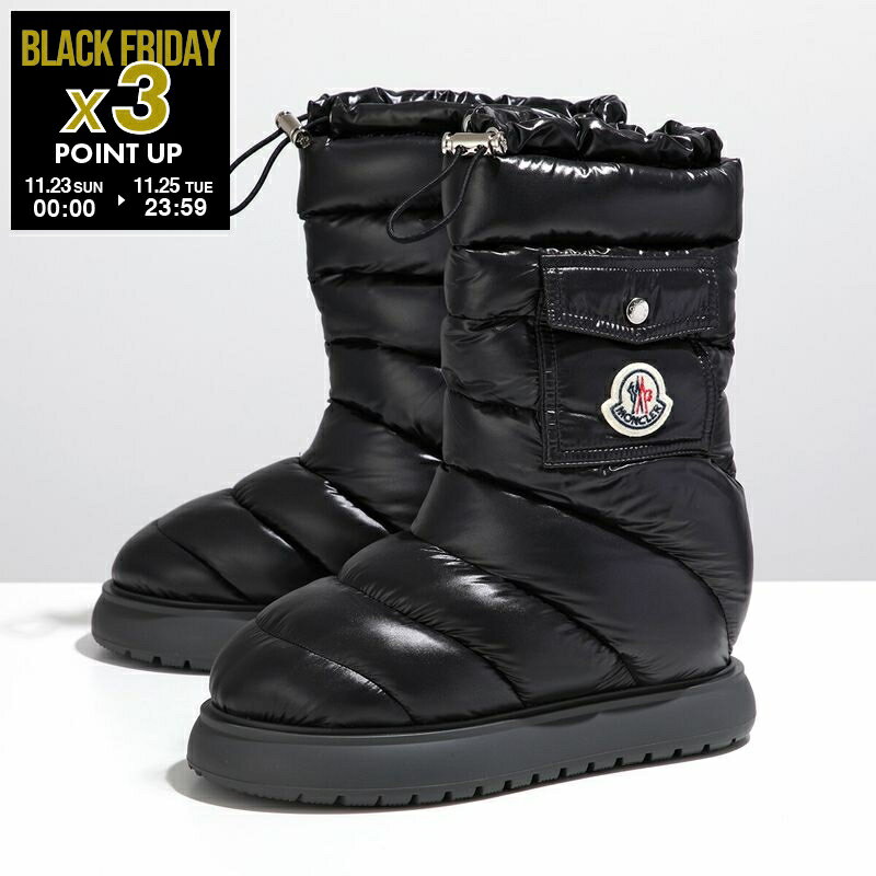MONCLER モンクレール ブーツ GAIA POCKET MID ガイア ポケット ミッド 4H00120 M2707 レディース ダウン入り アイコンパッチ シューズ 靴 999