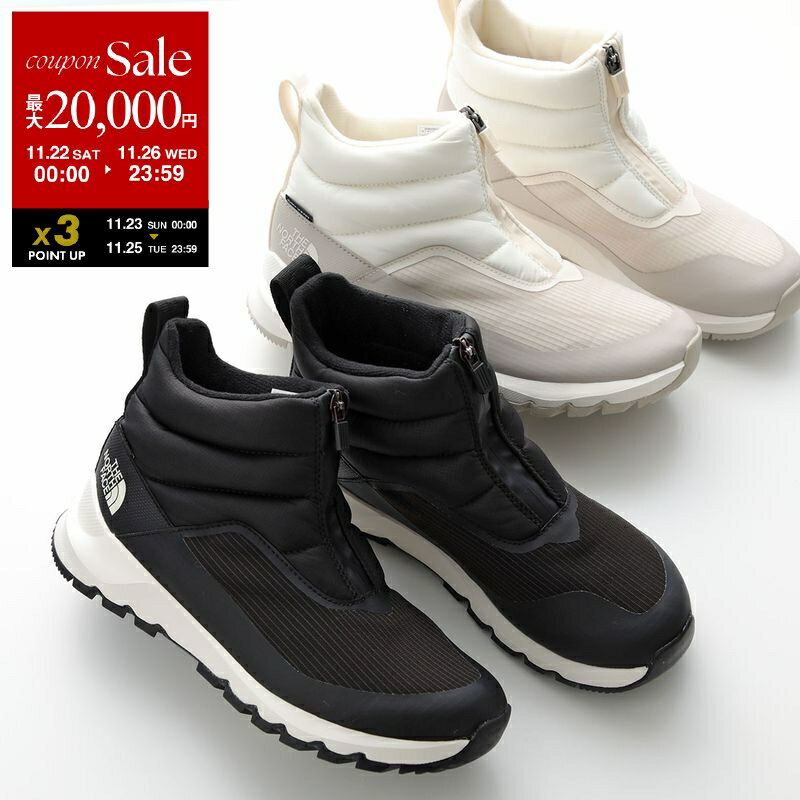 【ブラックフライデー・11/22～26限定・最大2万円OFFクーポン】THE NORTH FACE ザノースフェイス ショートブーツ NF0A5LWF THERMOBALL PROGRESSIVE ZIP II WP レディース スノーブーツ ナイロン ジップアップ カラー2色【dc_kikaku】のサムネイル