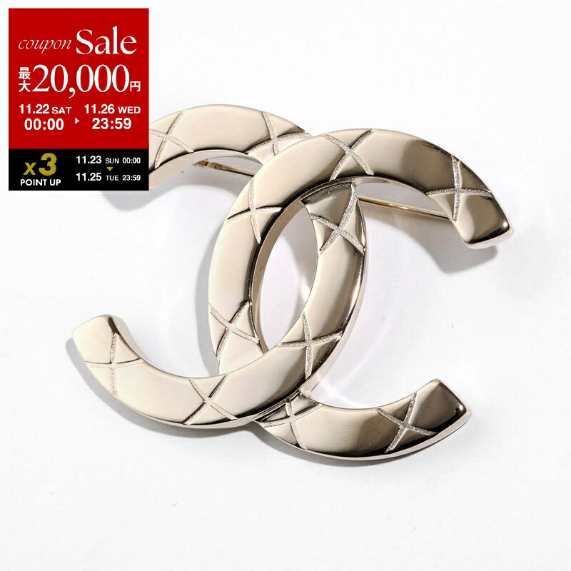 【ブラックフライデー・11/22～26限定・最大2万円OFFクーポン】CHANEL シャネル ブローチ ABF263 B19941 レディース メタル ココ クラッシュ CCマーク ココマーク ロゴ ピンバッチ NAFQH【dc_kikaku】のサムネイル