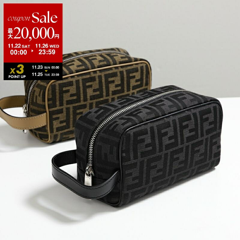 【ブラックフライデー・11/22～26限定・最大2万円OFFクーポン】FENDI フェンディ クラッチバッグ BEAUTY SMALL ビューティー スモール 7N0151 ALWK レディース セカンドバッグ メイクポーチ ハンドル付き 鞄 カラー2色【dc_kikaku】