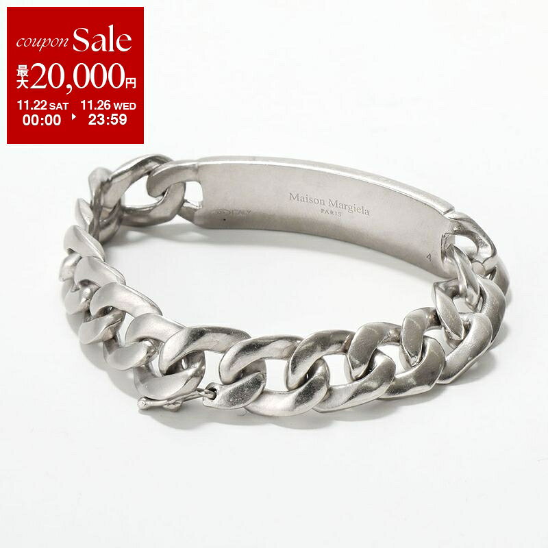 【ブラックフライデー・11/22～26限定・最大2万円OFFクーポン】MAISON MARGIELA メゾンマルジェラ ブレスレット SI8UY0004 SV0130 レディース ID BRACELET アイディー ブレスレット ジュエリー アクセサリー 951【dc_kikaku】