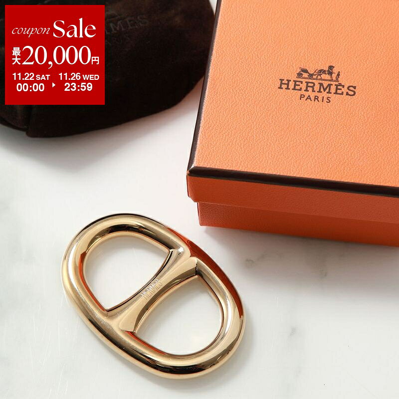 【ブラックフライデー・11/22～26限定・最大2万円OFFクーポン】HERMES エルメス スカーフリング シェー..