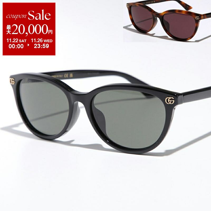 【ブラックフライデー・11/22～26限定・最大2万円OFFクーポン】GUCCI グッチ サングラス GG1818SK レディース ウェリントン型 フルリム..