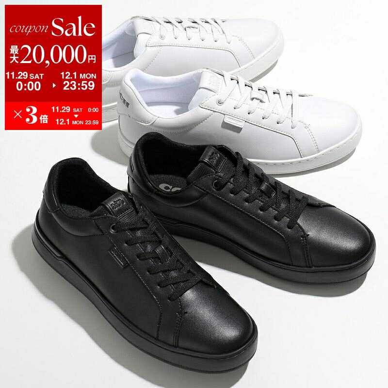 【最大2万円OFFクーポン対象・11/29～12/1限定】COACH コーチ スニーカー C8874 メンズ ローライン ロー トップ レザー ロゴ 軽量 ワイ