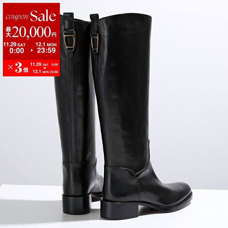 【最大2万円OFFクーポン対象・11/29～12/1限定】SARTORE サルトル ロングブーツ SR4457 レディース レザー ジョッキー シューズ 靴 NEROのサムネイル
