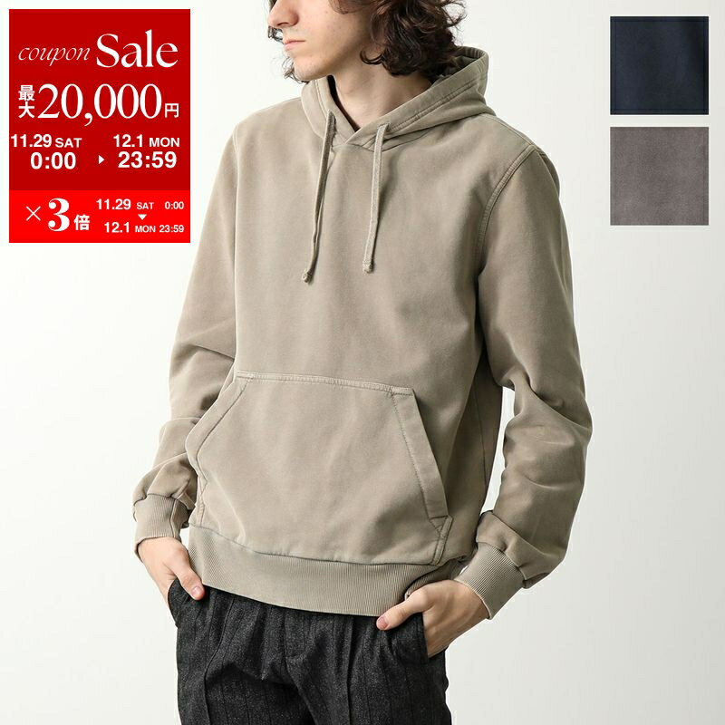 【最大2万円OFFクーポン対象・11/29～12/1限定】CIRCOLO 1901 チルコロ パーカー CN4018 メンズ プルオーバー 長袖 コットンブレンド ストレッチ スウェット 裏起毛 カラー3色