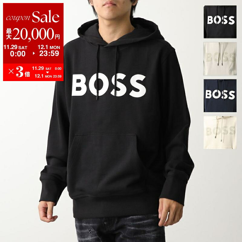 【最大2万円OFFクーポン対象・11/29～12/1限定】HUGO BOSS ORANGE ヒューゴボス オレンジ パーカー 50523074 メンズ プルオーバー フーディ スウェット コットン 長袖 ロゴ カラー4色