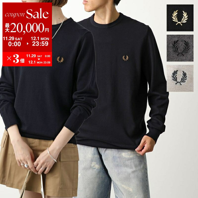 ں2OFFݥоݡ11/2912/1FRED PERRY եåɥڥ꡼  CLASSIC CREW NECK JUMPER K9...