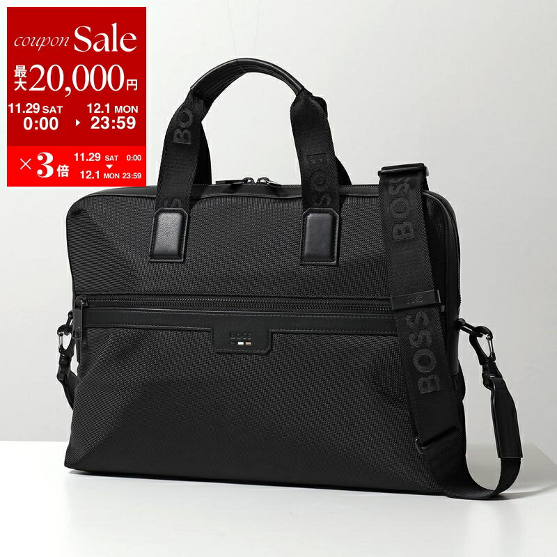 【最大2万円OFFクーポン対象・11/29～12/1限定】HUGO BOSS ヒューゴボス ビジネスバッグ RAY_N_DOC CASE レイ 50536181 メンズ ショルダーバッグ トートバッグ ロゴ 鞄 001