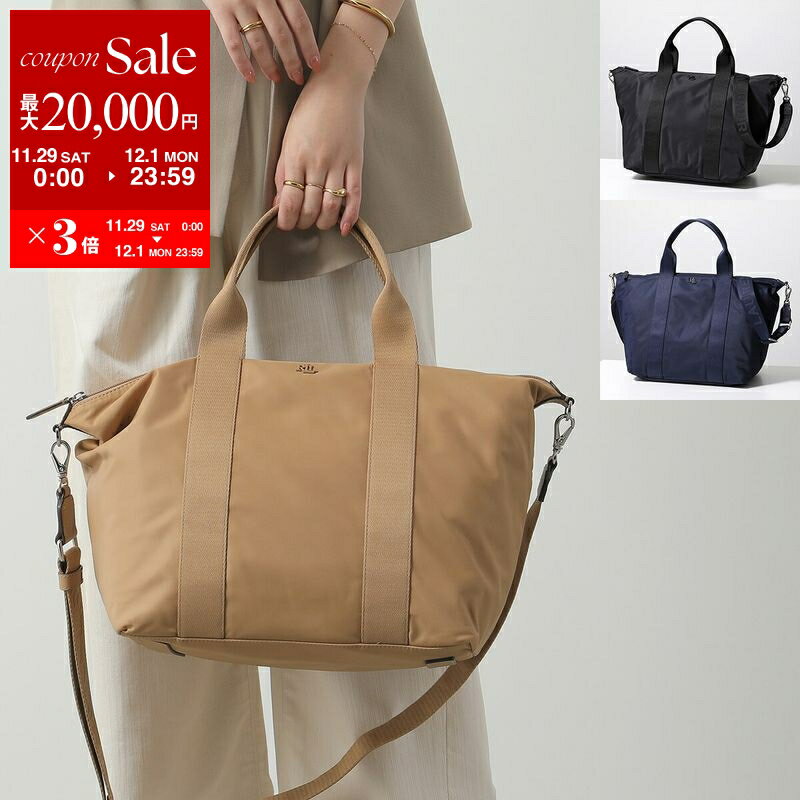【最大2万円OFFクーポン対象・11/29～12/1限定】Lauren Ralph Lauren ローレンラルフローレン トートバッグ STEVIE TP ZP 431970158 レディース ナイロン ショルダーバッグ ボストンバッグ ロゴ 鞄 カラー3色