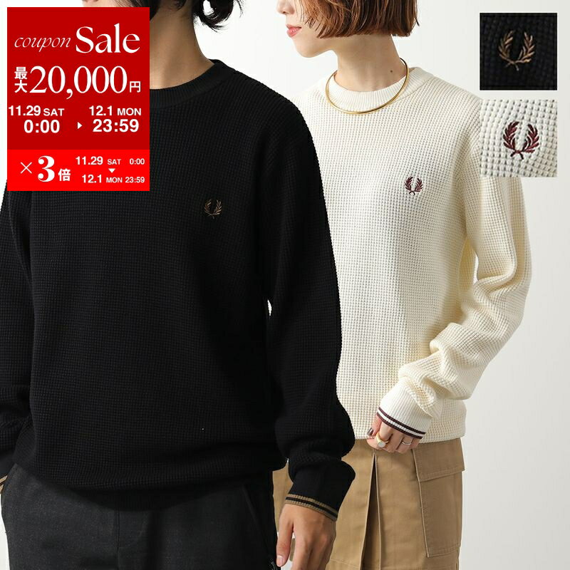 【最大2万円OFFクーポン対象・11/29〜12/1限定】FRED PERRY フレッドペリー セーター WAFFLE STITCH JUMPER K6507 ...