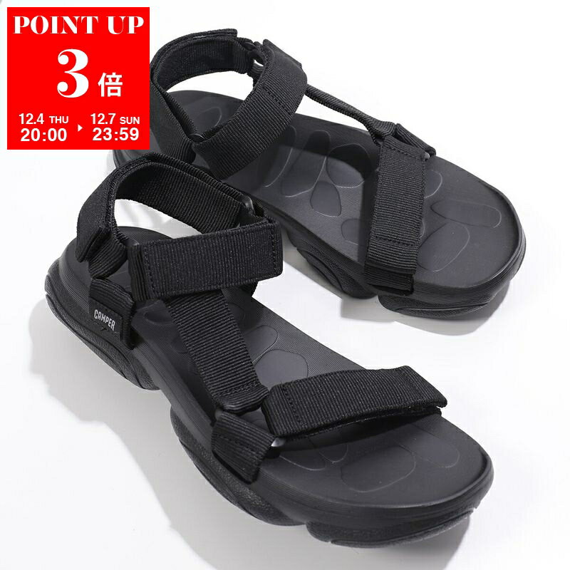CAMPER カンペール サンダル Karst Sandal カーストサンダル K101048 メンズ コンフォート バックストラップ 軽量 シューズ 靴 001/Black