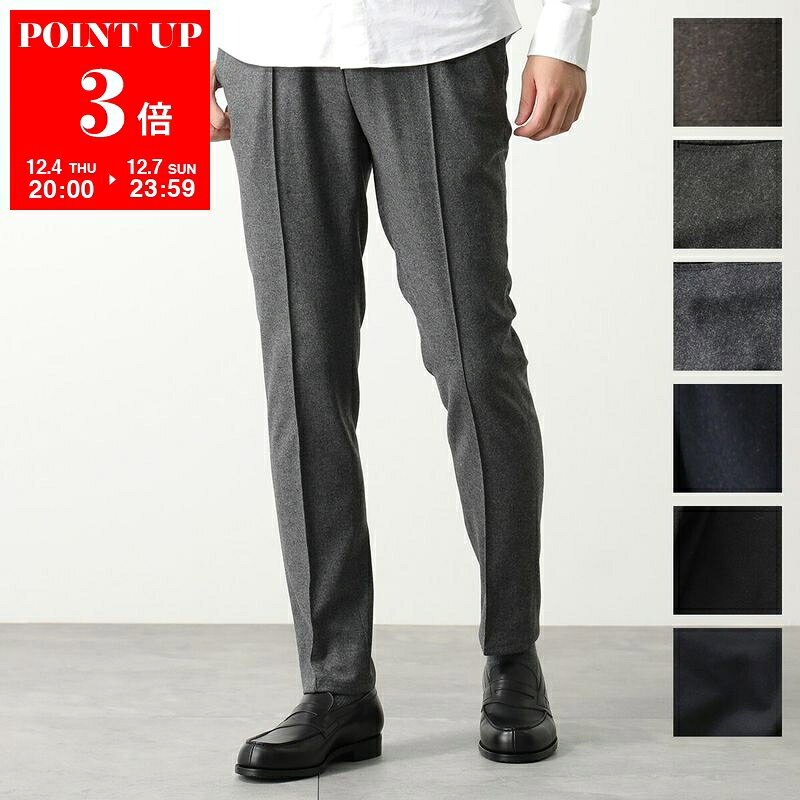 giab's ARCHIVIO ジャブスアルキヴィオ スラックス MASACCIO M1 A7072U マサッチョ メンズ イージーパンツ ウォッシャブル ウール フランネル カラー7色