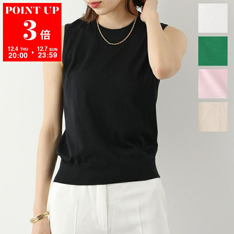 JOHN SMEDLEY ジョンスメドレー ニットベスト KERRY MODERN FIT レディース 30G ノースリーブ クルーネック シーアイランドコットン カラー5色