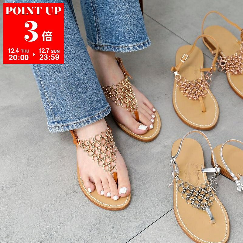 CANFORA カンフォラ トングサンダル K レディース ストラップ レザー シューズ 靴 カラー3色