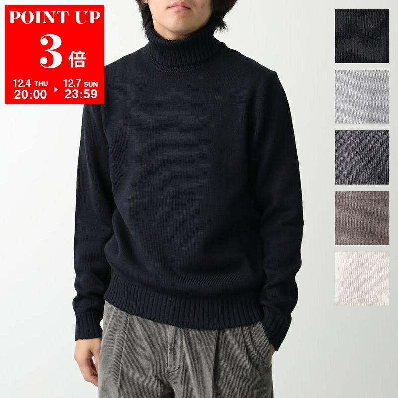 ZANONE ザノーネ セーター DV 810105 ZR229 メンズ ニット 5ゲージ ミドルゲージ ウール 長袖 タートルネック 無地 カラー6色