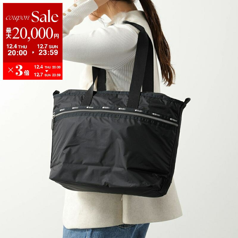 LeSportsac レスポートサック トートバッグ ESSENTIAL ZIP TOTE 2910 レディース ナイロン 軽量 ロゴ 鞄 C363/BLACK-C【dc_kikaku】