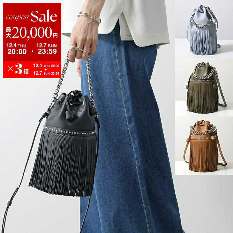 楽天インポートセレクトmusee【最大2万円OFFクーポン対象・12/4-20時～】J&M DAVIDSON フリンジ カーニバル ミニ MINI FRINGE CARNIVAL WITH STUDS LMNC-1XX-SCNP 1856N 7502 レディース スタッズ レザー 巾着 ショルダーバッグ 鞄 カラー12色【dc_kikaku】