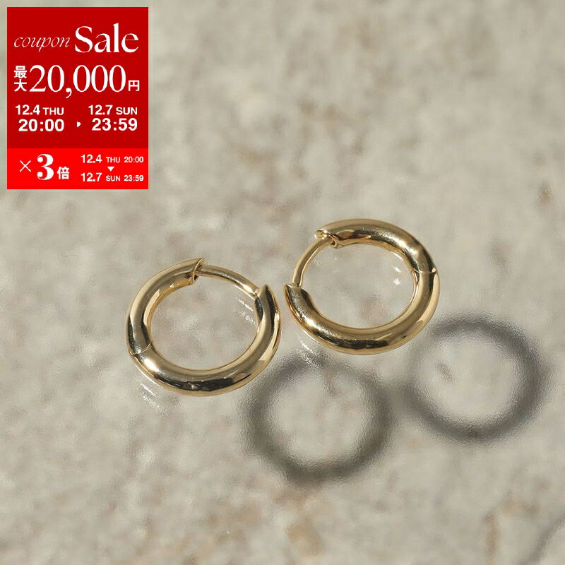 楽天インポートセレクトmusee【最大2万円OFFクーポン対象・12/4-20時～】TOMWOOD トムウッド ピアス Classic Hoop Small Gold クラシック フープ 100194 レディース シルバー925 アクセサリー ゴールド【dc_kikaku】