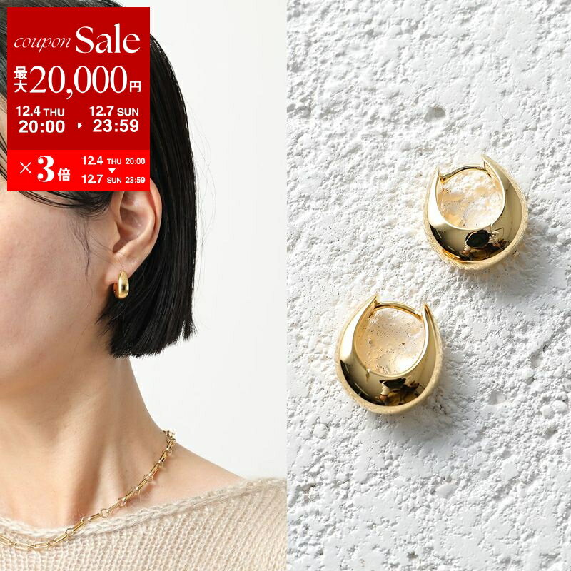 【最大2万円OFFクーポン対象・12/4-20時～】TOMWOOD トムウッド ピアス Ice Hoop Small Gold アイス フープ 100516 レディース シルバー925 アクセサリー ゴールド【dc_kikaku】のサムネイル