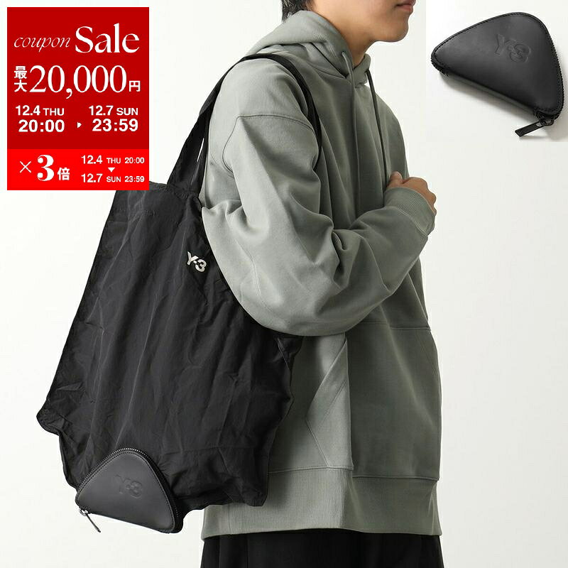 Y-3 ワイスリー パッカブル トートバッグ PCKBL TOTE IU4627 メンズ エコバッグ ロゴ ミニポーチ 鞄 BLACK/NOIR【dc_kikaku】