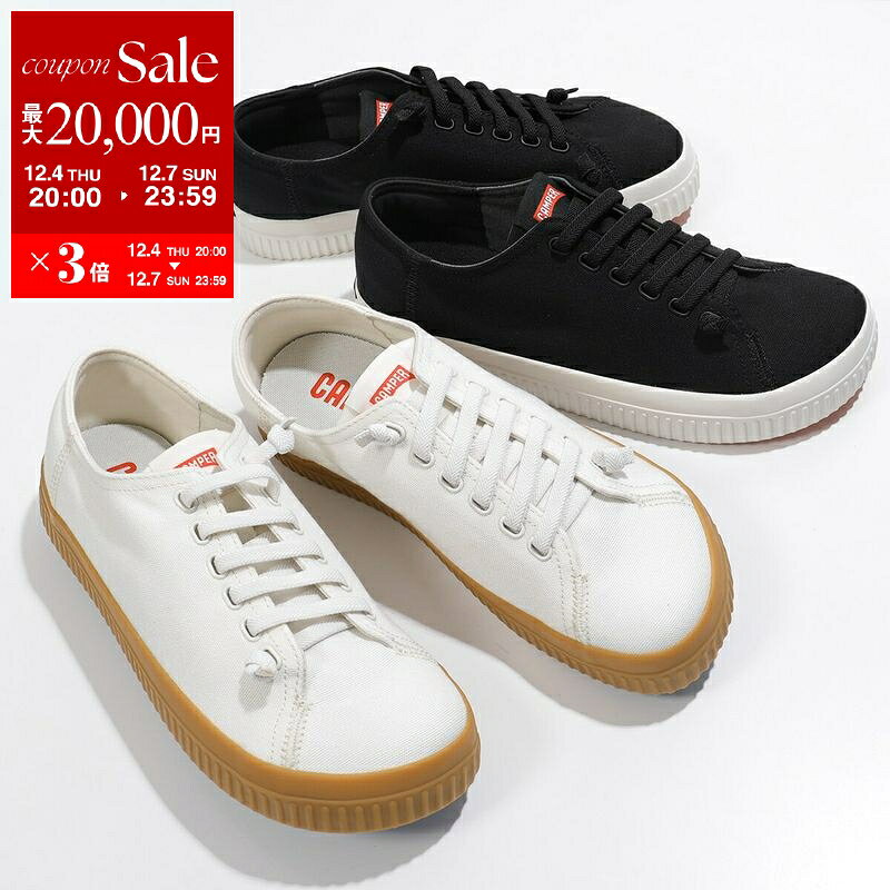 【最大2万円OFFクーポン対象・12/4-20時～】CAMPER カンペール スニーカー Peu Roda ペウロダ K100933 メンズ ローカット キャンバス ロゴ シューズ 靴 カラー3色【dc_kikaku】