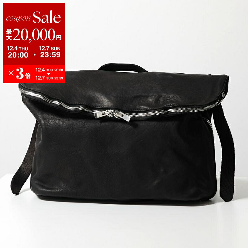 【最大2万円OFFクーポン対象・12/4-20時～】GUIDI グイディ ショルダーバッグ M10 SOFT HORSE FULL GRAIN メンズ クロスボディ ソフトホースレザー メッセンジャーバッグ 鞄 BLKT【dc_kikaku】