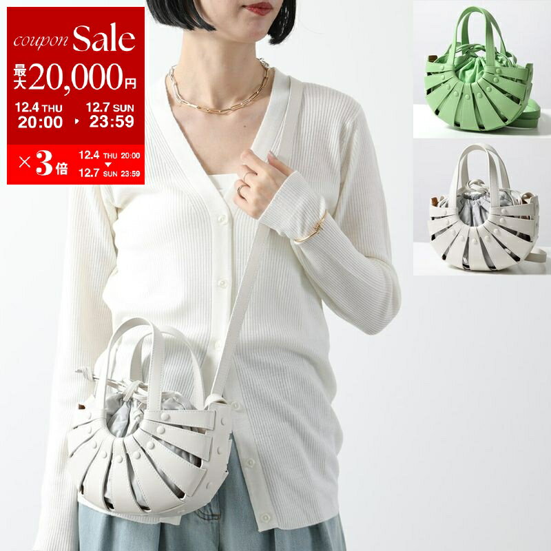 楽天インポートセレクトmusee【最大2万円OFFクーポン対象・12/4-20時～】BOTTEGA VENETA ボッテガヴェネタ ショルダーバッグ The Shell Bag シェルバッグ 651819 VMAUH レディース レザー ハンドバッグ 巾着 鞄 カラー2色【dc_kikaku】
