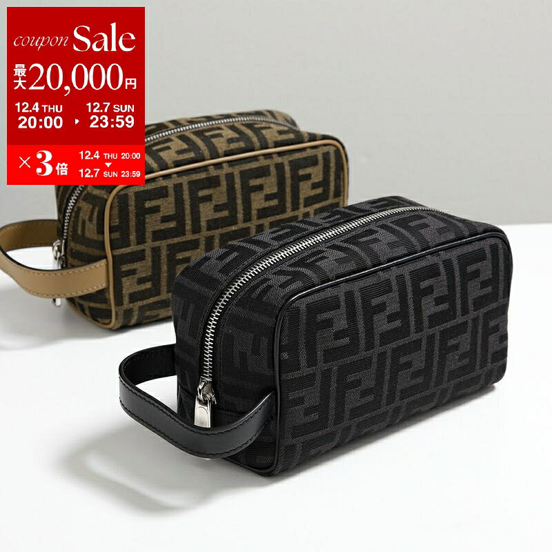 【最大2万円OFFクーポン対象・12/4-20時～】FENDI フェンディ クラッチバッグ BEAUTY SMALL ビューティー スモール 7N0151 ALWK レディース セカンドバッグ メイクポーチ ハンドル付き 鞄 カラー2色【dc_kikaku】