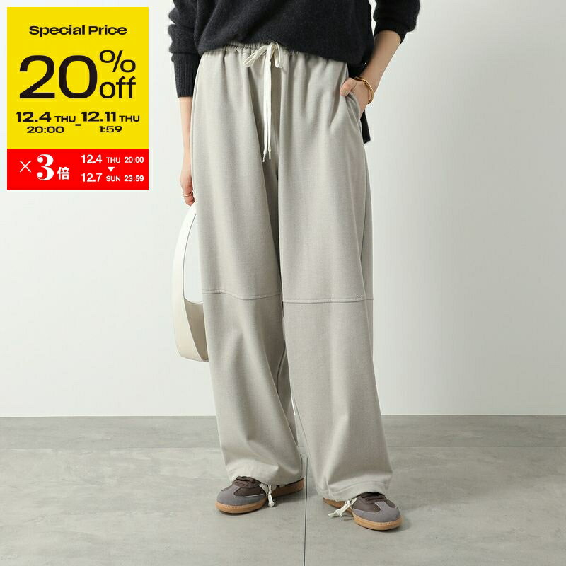 【スーパーSALE20％OFF・12/4-20時〜】Munich ミューニック イージーパンツ MN252P55 レディース ストレッチ フランネル ワイドパンツ l.gry【ss_twen】