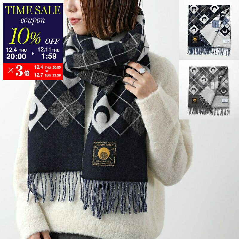 10OFFݥоݡ12/4-20Marine Serre ޥ꡼  ޥե顼 Scarf USA020A CWOV0045 ǥ ...