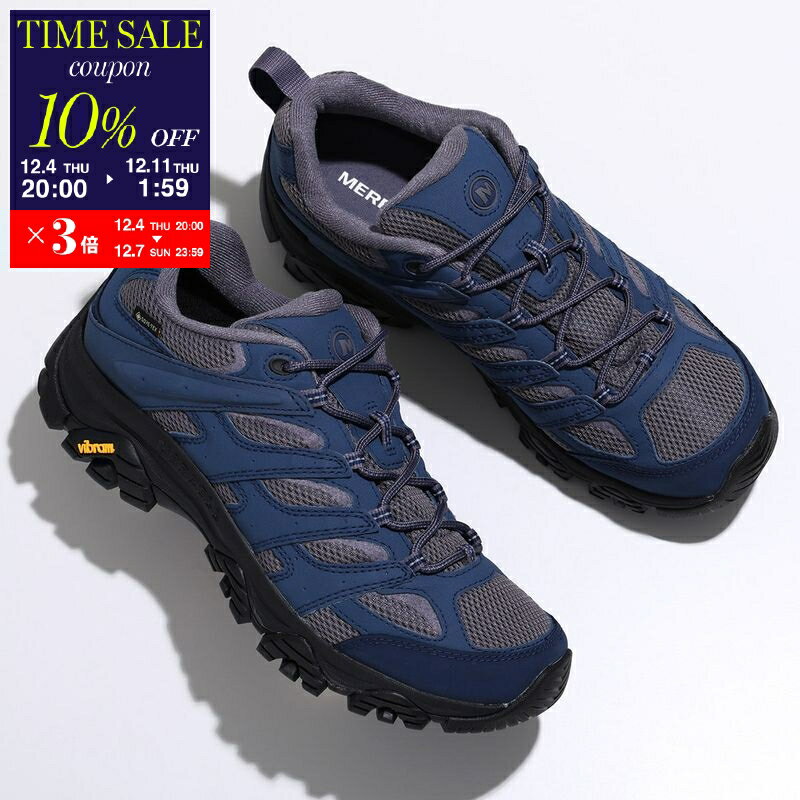 【10％OFFクーポン対象・12/4-20時～】MERRELL メレル スニーカー MOAB 3 SYN GORE-TEX モアブ 3 シンセティック ゴアテックス J500641 メンズ ローカット 防水 シューズ 靴 GREYSTONE【cp_ten】