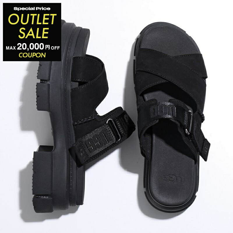 【2,000円OFFクーポン対象・12/4-20時～】UGG アグ サンダル ASHTON SLIDE アシュトン スライド 1136765 レディース ジャガードロゴ ヌバック 厚底 シューズ 靴 カラー3色【po_jyuuu】【outlet】