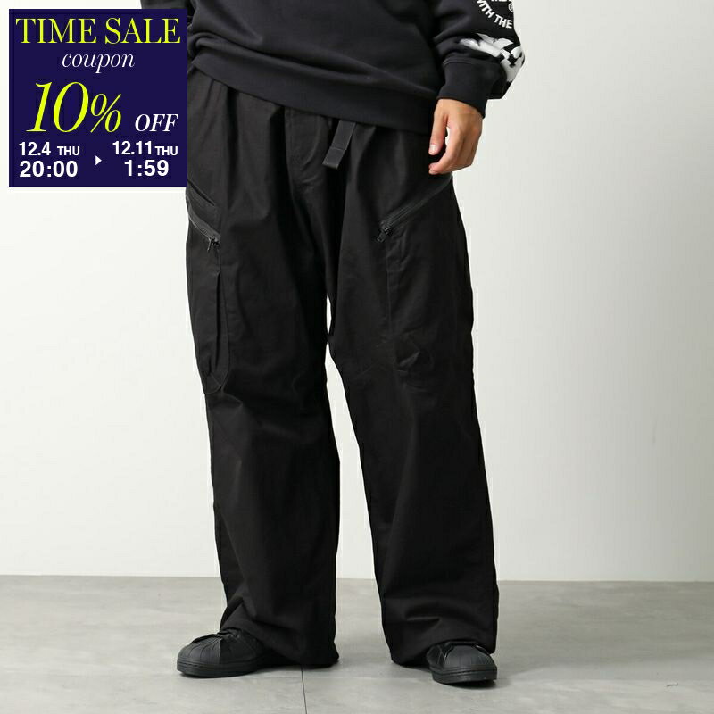 【10％OFFクーポン対象・12/4-20時～】Y-3 ワイスリー カーゴパンツ UT TWILL CARGO PANTS JW4621 メンズ コットンツイル ワイドパンツ Dリング ロゴ BLACK【cp_ten】