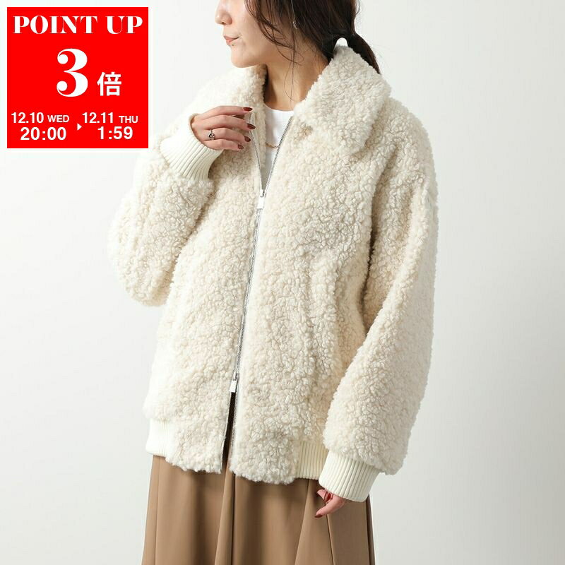 楽天インポートセレクトmuseeTATRAS タトラス ボアブルゾン RAMACCA ラマッカ LJXA0162030358 レディース ジャケット ムートン IVORY