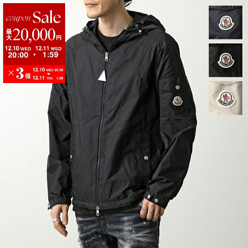 【最大2万円OFFクーポン対象・12/10-0時～】MONCLER モンクレール ジャケット ETIACHE 1A00196 5968E 1A00101 5968E メンズ パーカー フード付き ナイロン ジップアップ アイコンパッチ 撥水加工 カラー2色【dc_kikaku】