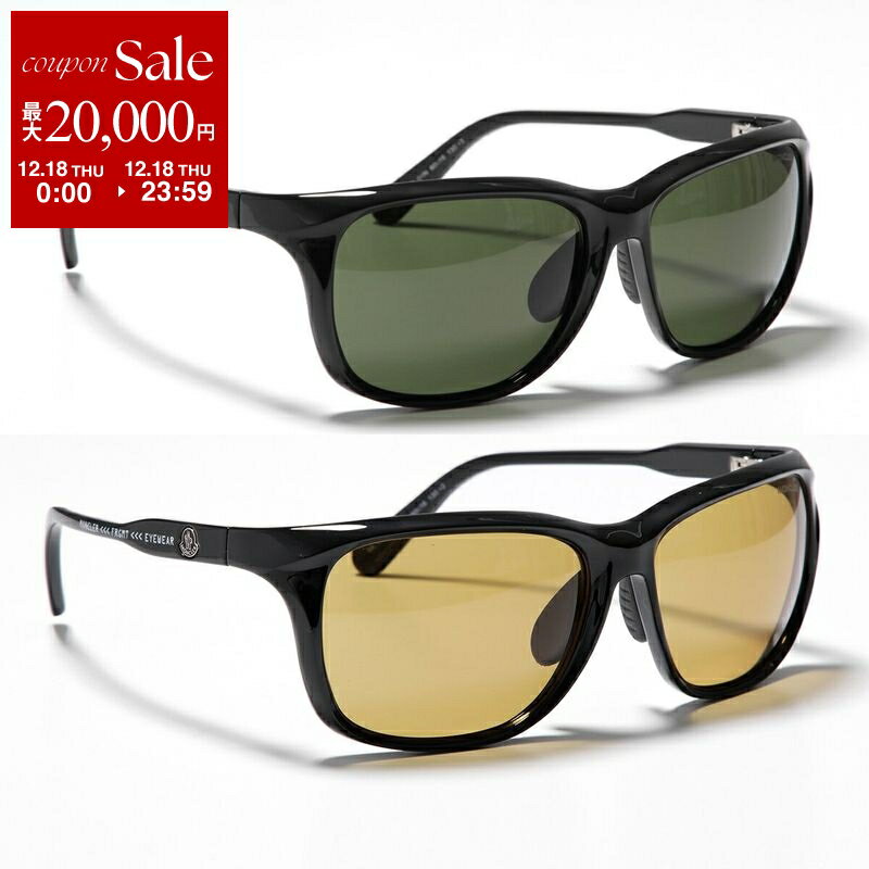 【新品未使用品】MONCLER モンクレール サングラス ラウンド型 メタルロゴ MONCLER（モンクレール） サングラス ML0236K メンズ ラウンド型