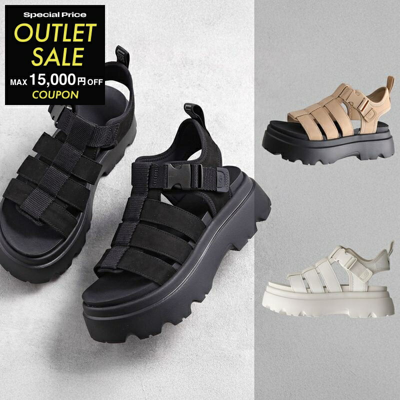 楽天市場】ugg アウトレット（形（ヒール・ソール）厚底）（サンダル