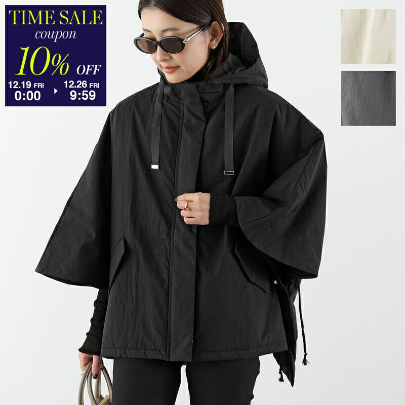 美品　TATRAS ウール　ケープポンチョ　ダウンポンチョ　ブラック　03 美品 TATRAS ウール ケープポンチョ ダウンポンチョ ブラック 03 2025